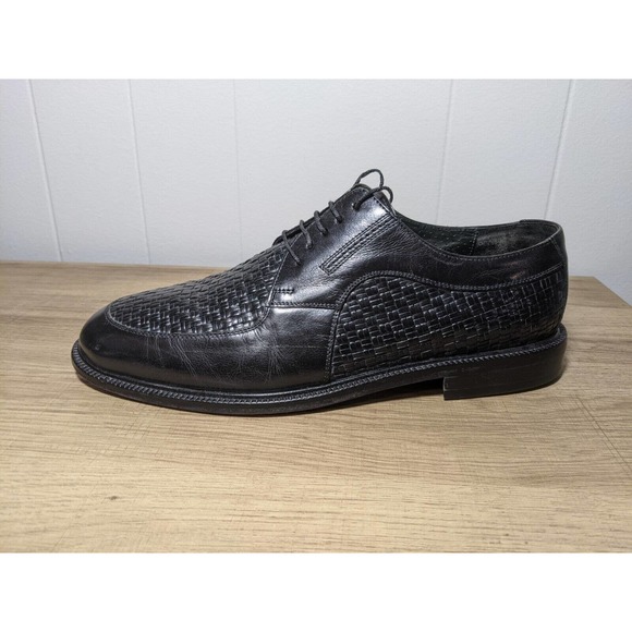Apollo Der Klassiker Mens Black Leather Lace Up Dress Up Brogue Shoes Sz 9.5 G5 main image 6